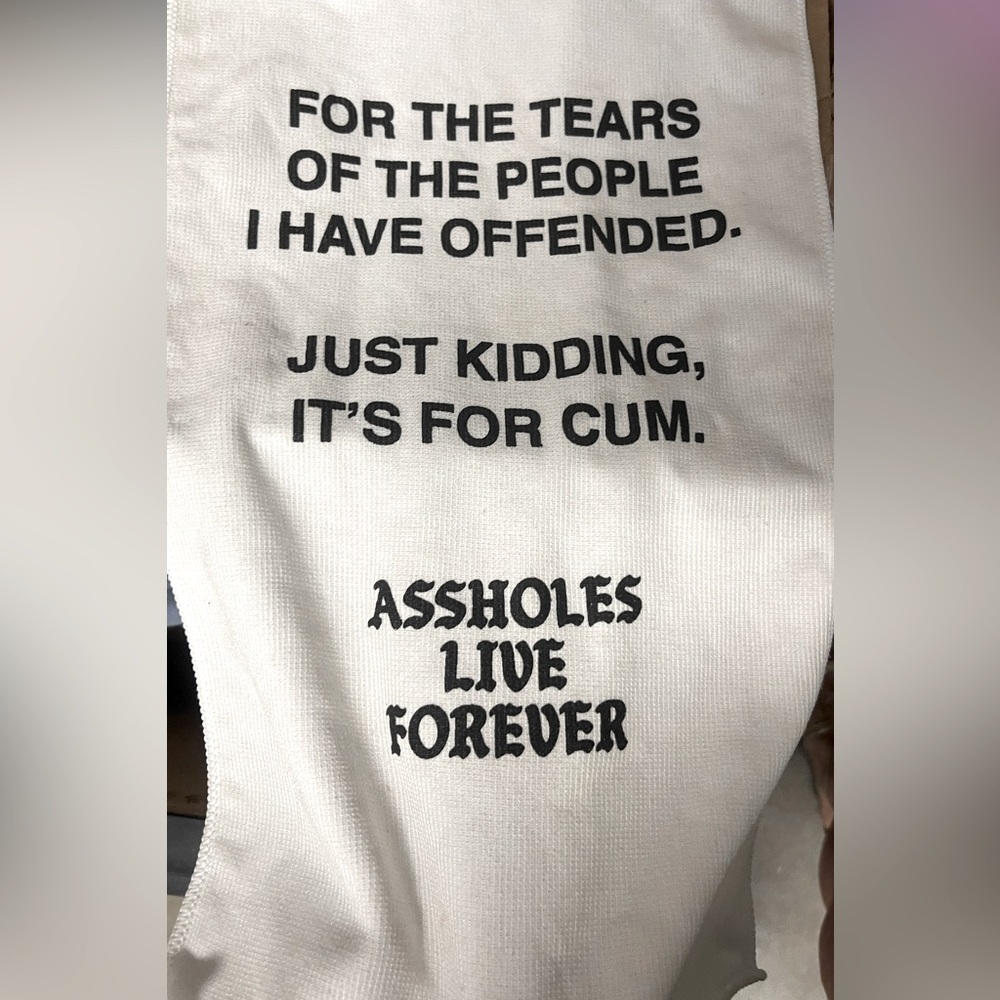 Assholes Live Forever Towels
